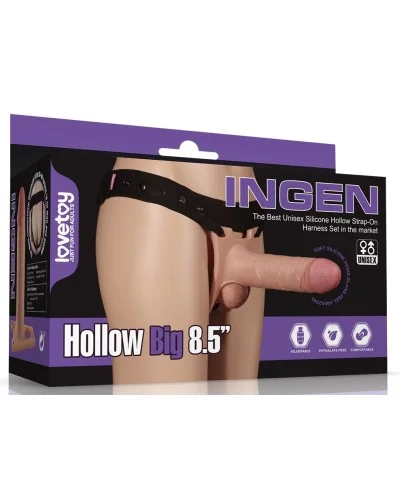 Gode ceinture Hollow Big 20.3 x 5cm pas cher