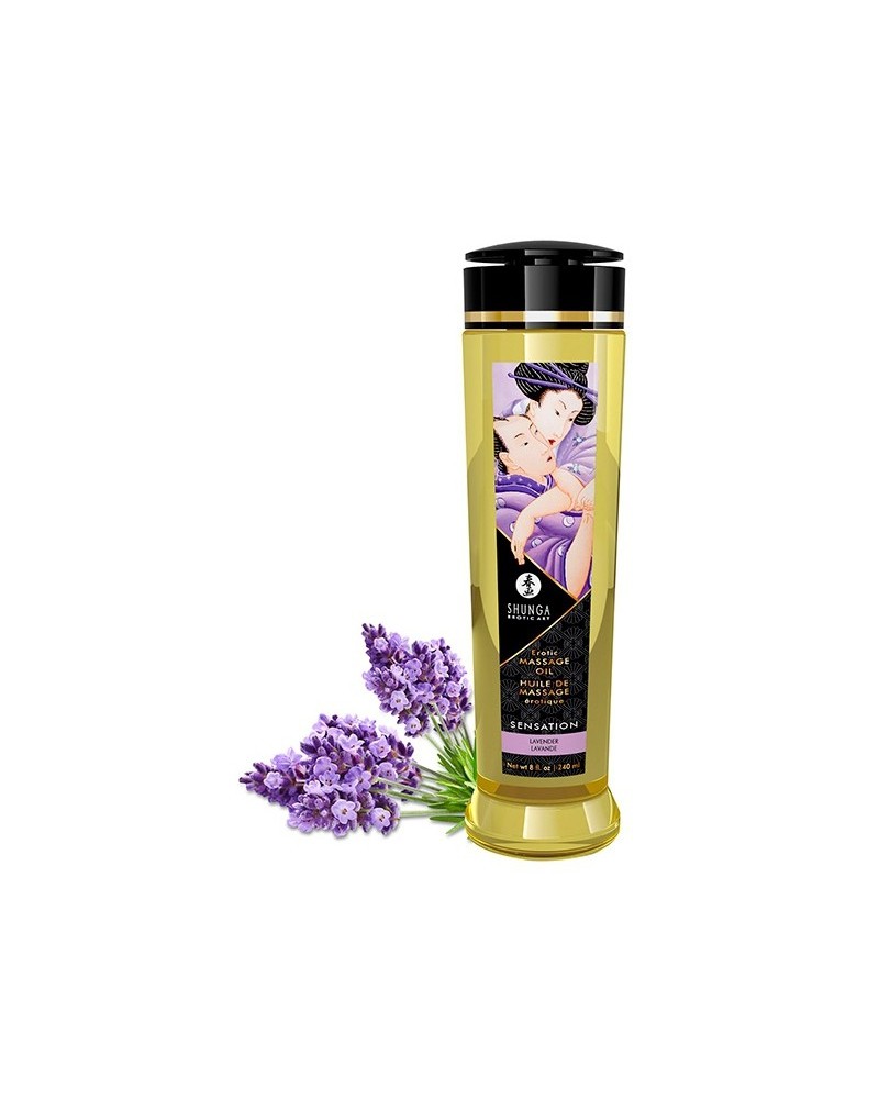 Huile de massage Sensation Lavande 240mL pas cher