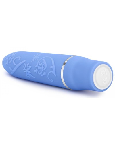 Mini Vibro Bliss Vibe 10.5cm Bleu pas cher