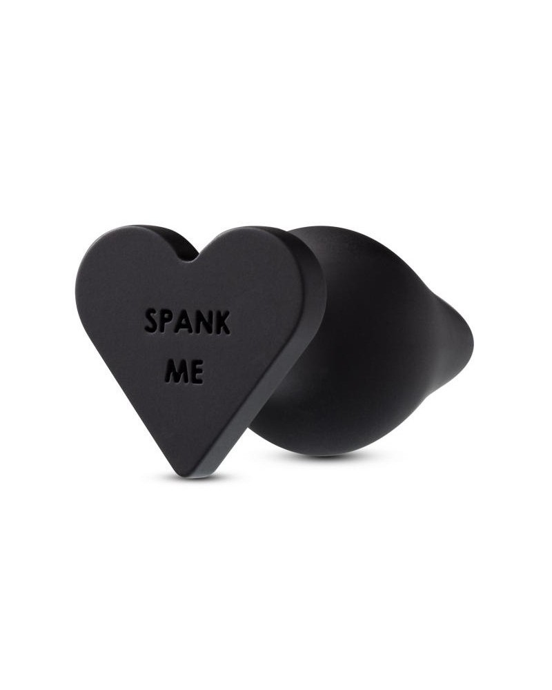 Plug Bijou en silicone Spank Me 8 x 3.5cm pas cher