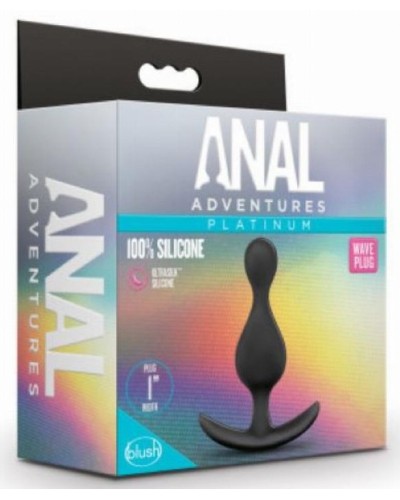 Plug Anal Adventures Wave 10 x 3.3cm pas cher