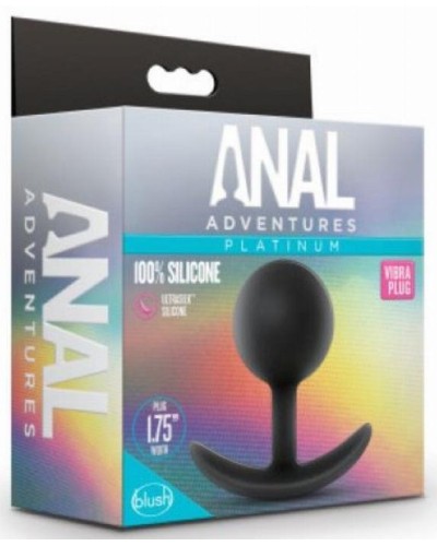 Plug Anal Adventures Vibra Ball 7 x 4.3cm pas cher