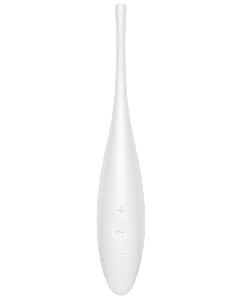 Stimulateur Twirling Joy Satisfyer 17cm Blanc pas cher