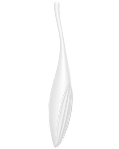 Stimulateur Twirling Joy Satisfyer 17cm Blanc pas cher