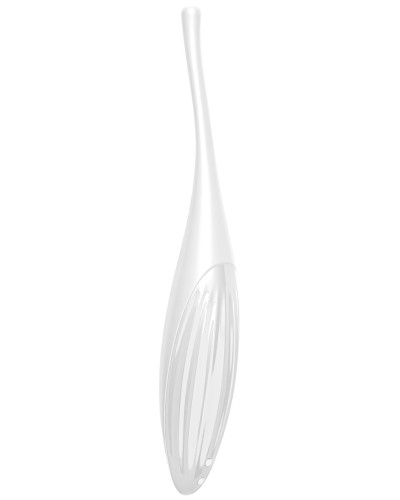 Stimulateur Twirling Joy Satisfyer 17cm Blanc pas cher