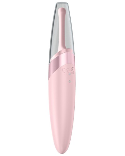 Stimulateur Tirling Delight Satisfyer 17cm Rose pas cher