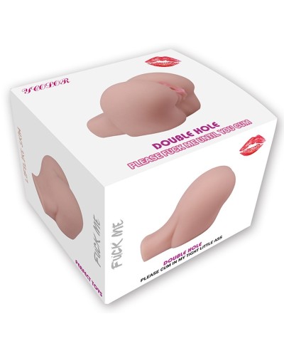 Masturbateur rEaliste Mini Holes Duo Vulve-Anus pas cher