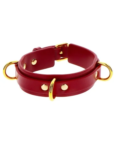 Collier D-Ring Taboom Rouge pas cher