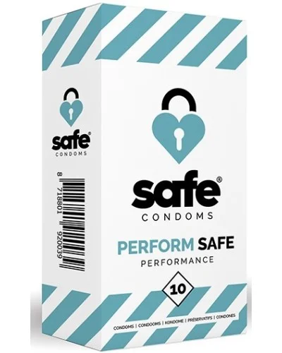 PrEservatifs retardants PERFORM SAFE x10 pas cher