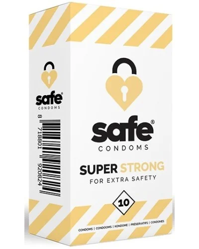 PrEservatifs Epais SUPER STRONG Safe x10 pas cher