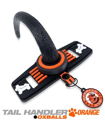 Queue de chien Oxballs Tail Handler Orange pas cher