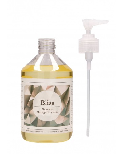 Huile de massage Bliss sans parfum 500ml pas cher