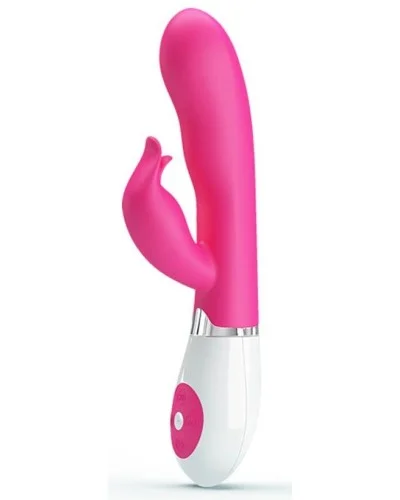 Vibro Rabbit Felix Pretty Love 20cm Rose pas cher