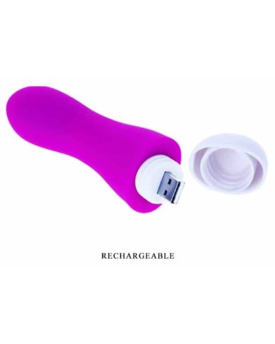 Stimulateur de clitoris Ian Pretty Love 12cm Violet pas cher