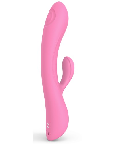 Vibro Rabbit Bunny & Clyde Love to Love 22cm Rose pas cher