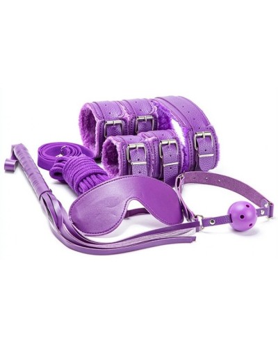 Coffret BDSM 7 pieces Wicked Violet pas cher