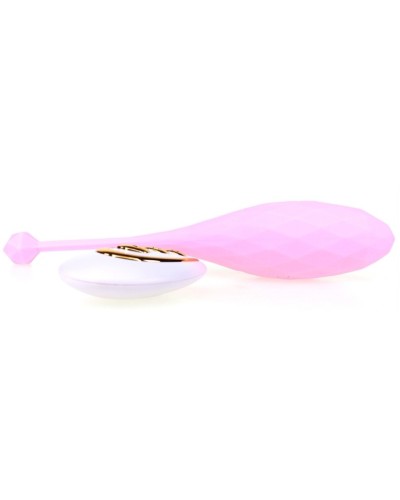 Oeuf vibrant Diamond Sex 9 x 3.2cm Rose pas cher