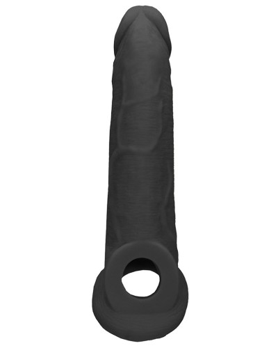 Gaine de pEnis Realrock 17 x 4.5cm Noire pas cher