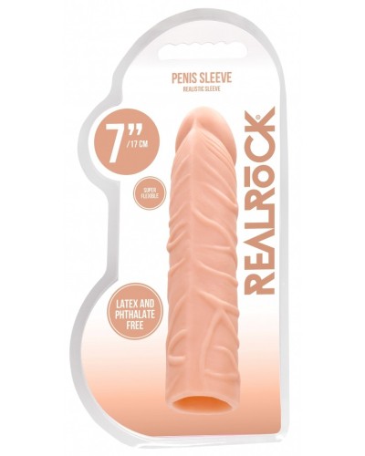 Gaine de pEnis Realrock 17 x 4cm pas cher