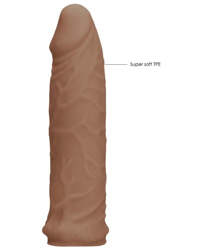 Gaine de pEnis Realrock 16 x 4cm Latino pas cher