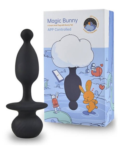 Plug vibrant Queue de lapin Magic Bunny 9 x 2.9cm pas cher