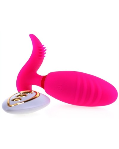 Oeuf vibrant Wavy Sex 8.5 x 3cm Rose pas cher