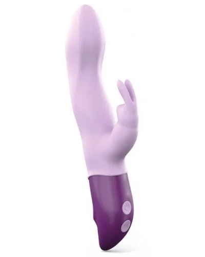 Vibro HELLO RABBIT 24 x 4cm Mauve pas cher