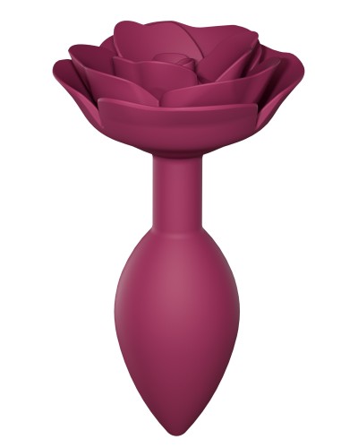 Plug anal bijou Open Roses M 8 x 3.3cm Rose pas cher