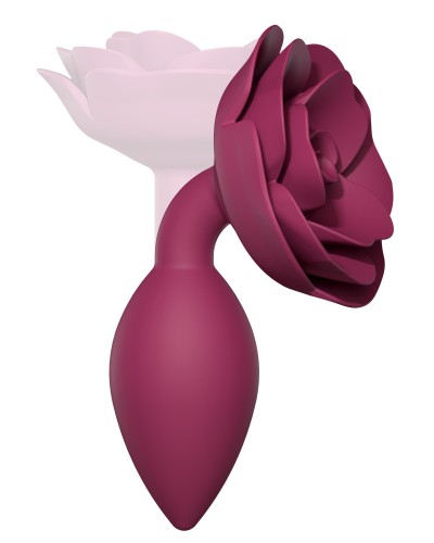 Plug anal bijou Open Roses M 8 x 3.3cm Rose pas cher