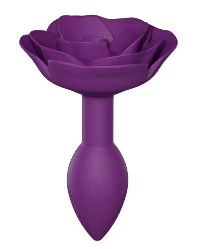 Plug anal Bijou Open Roses S 8 x 2.9cm Violet pas cher