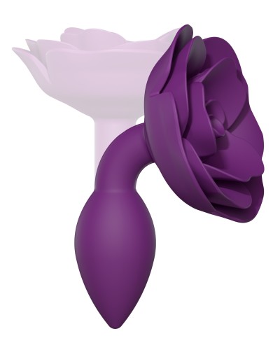 Plug anal Bijou Open Roses S 8 x 2.9cm Violet pas cher