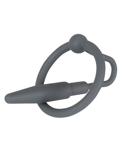 Plug Penis Silicone avec Anneau 5.5cm - Diametre 8mm pas cher