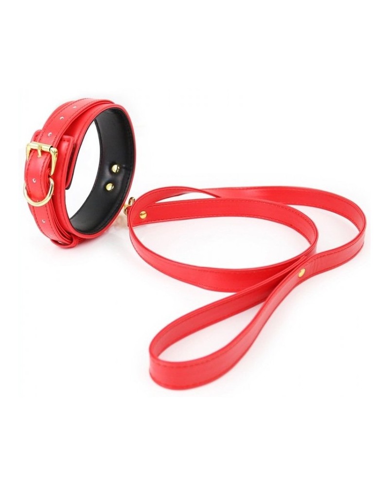 Collier et Laisse Lighty Rouge pas cher