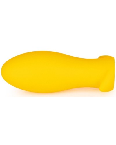 Plug silicone Saurus Egg S 10 x 4.5cm Jaune pas cher