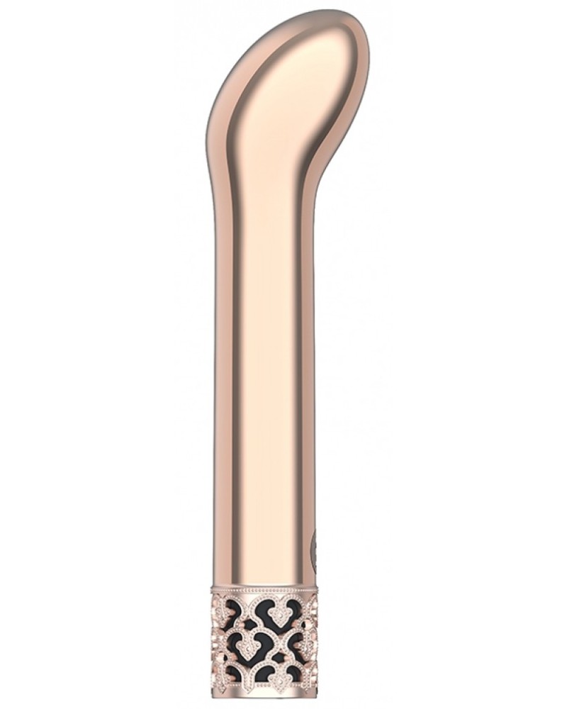 Mini Vibro Jewel Royal 12cm Rose dorE pas cher