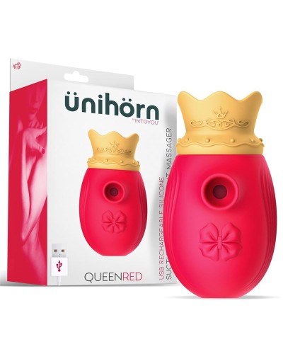 Stimulateur de clitoris Queen Rouge pas cher