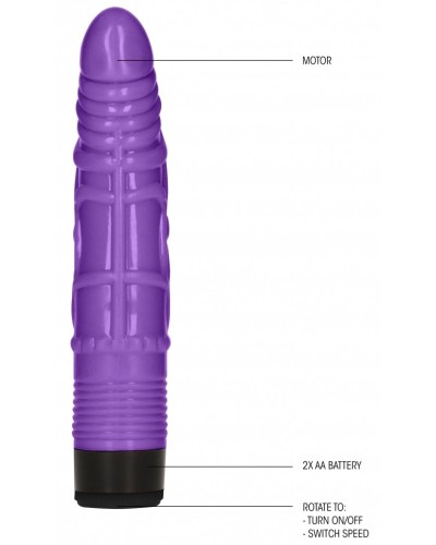 Gode vibrant Dildo Vibe Slight 16 x 3.8cm Violet pas cher