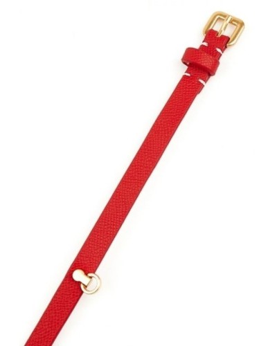 Collier Phoebe Rouge pas cher