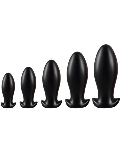 Plug Drakar Egg M 12 x 5.5cm Noir pas cher