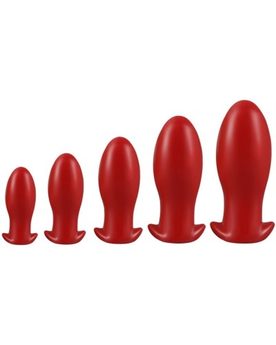 Plug Drakar Egg M 12 x 5.5cm Rouge pas cher