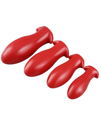 Plug Drakar Egg XL 16.5 x 7.5cm Rouge pas cher