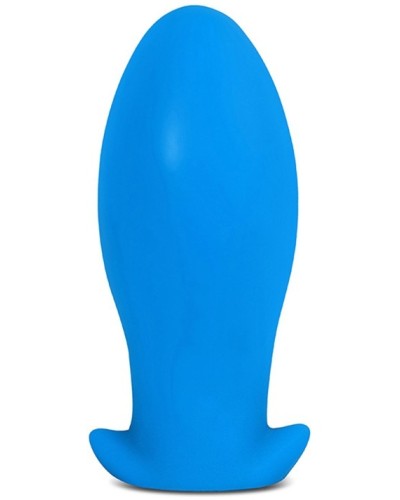 Plug silicone Saurus Egg M 12 x 5.5cm Bleu pas cher