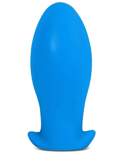 Plug silicone Saurus Egg L 14 x 6.5cm Bleu pas cher