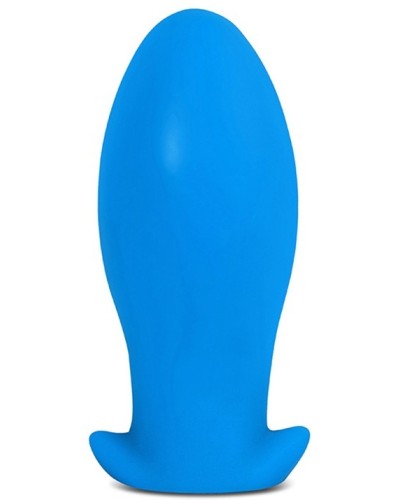 Plug silicone Saurus Egg XL 16.5 x 7.5cm Bleu pas cher