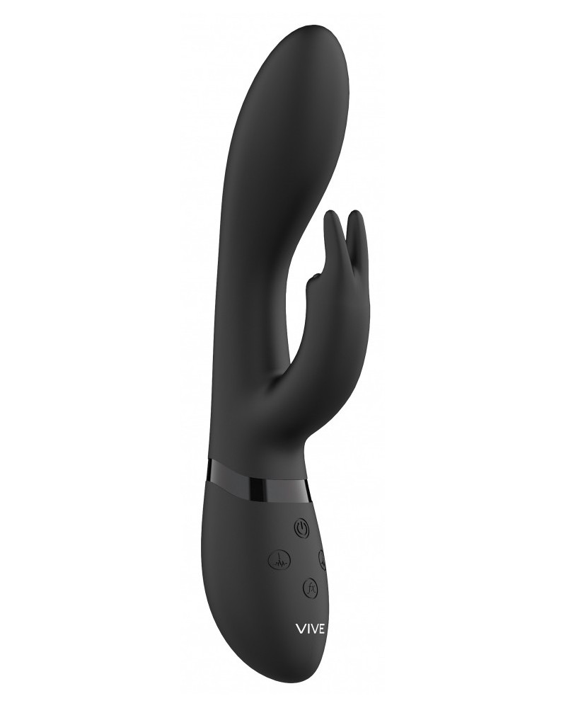 Vibro Rabbit Zosia 21 x 3.7cm Noir pas cher