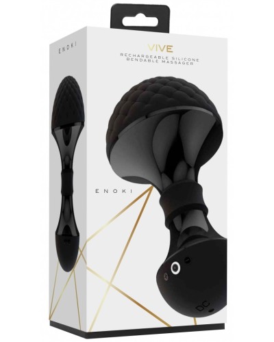 Stimulateur de clitoris Enoki Vive 12.5cm Noir pas cher