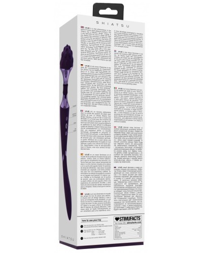 Wand Shiatsu 29cm Violet pas cher