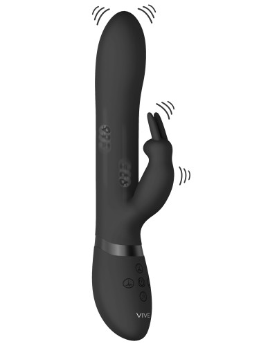 Vibro Rabbit Amoris Vive 23cm Noir pas cher