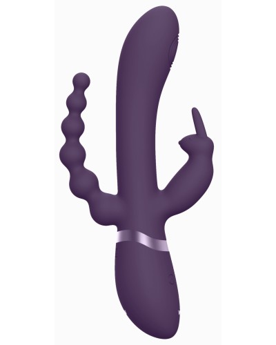 Vibro Rabbit 3 en 1 Rini Violet pas cher