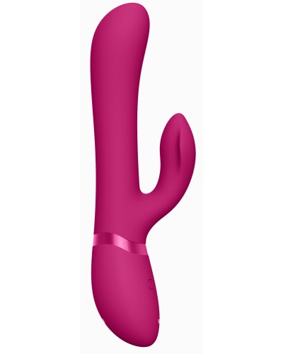 Vibro Rabbit Chou 23 x 3.5cm Rose pas cher